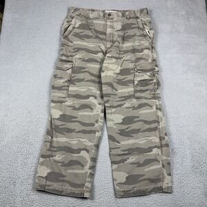 VTG Mossimo Cargo Supply Pants Men's 36x29 Camo Baggy Skater Grunge Paratrooper